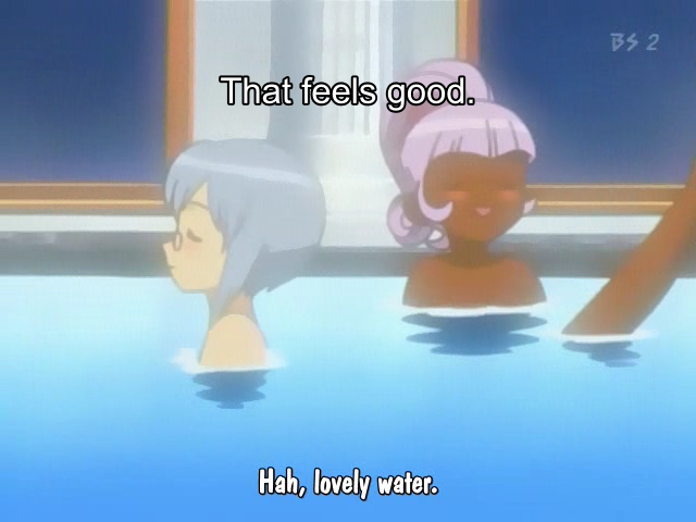 Haah, lovely water.