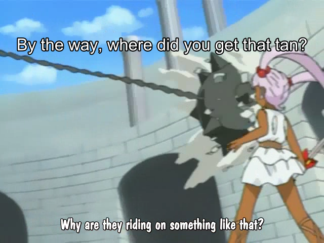 Why are they riding on something like that?