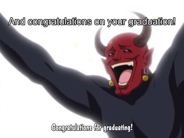 Congratulations for graduating!