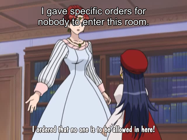 I ordered that nobody is allowed to be in here!