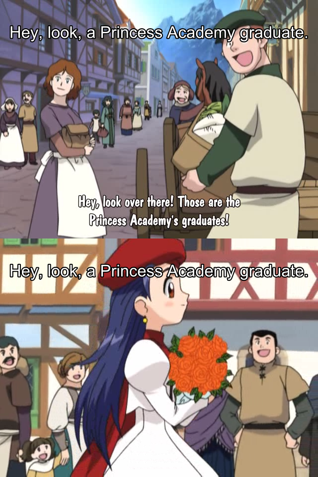 Those are the Princess Academy's graduates!